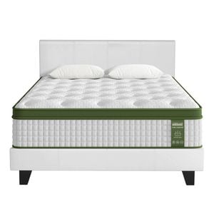 Artiss Double Bed Frame and BedStory Hybrid Mattress Bundle