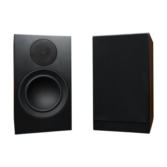 2pc Scansonic L7 Series Bookshelf Home Speakers 150W Walnut 210x360x295mm