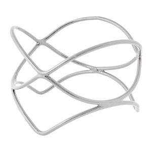 Ryner Spiral Riser Display Stand Silver 150mm 6 Pack