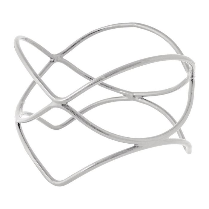 Ryner Spiral Riser Display Stand Silver 150mm 6 Pack