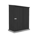 Absco Sheds 1.52 x 0.78 x 1.95m Space Saver Single Door Garden Shed - Monument