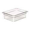 Cambro Gastronorm Pan Polycarbonate Clear 1/2 100mm Commercial Kitchen Food Storage