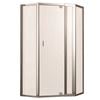 Rick McLean's Designer Bathware 770mm White M7 Smart Pivot Shower Screen - Front And 2 Returns