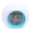 Liquid Ears Colour Changing Glow Light Alarm Clock w/ Temperature Display