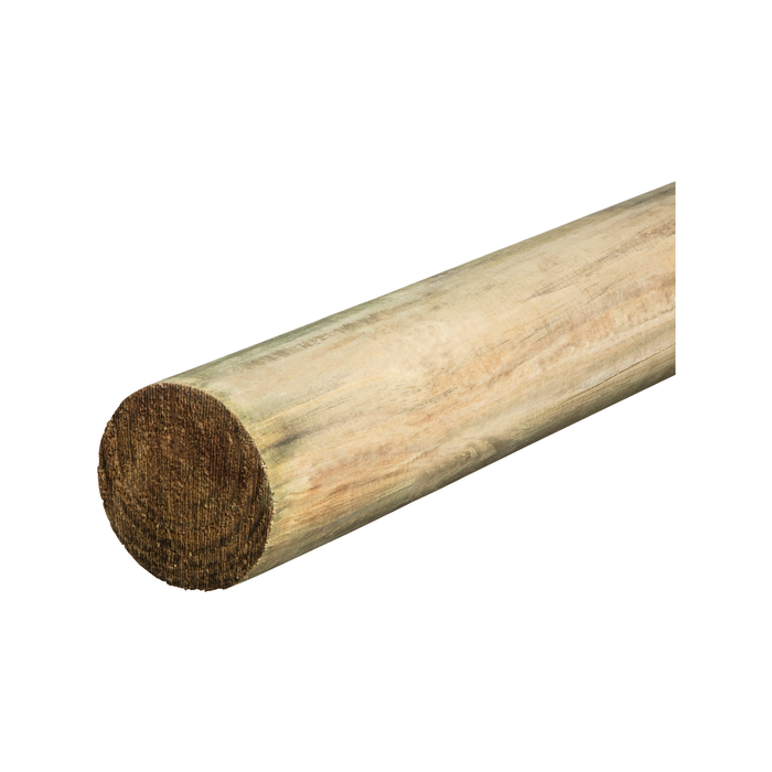 75mm 1.8m Pole H4 Treated Pine Round CCA - 1.8m