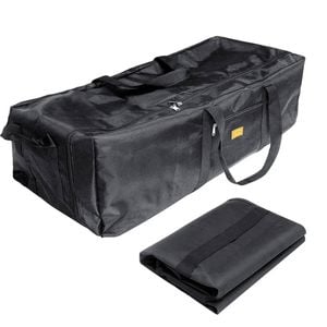 NNEOBA 150L Folding Camping Storage Bag Waterproof Black