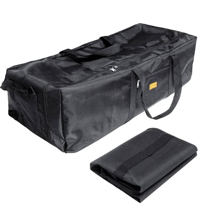 NNEOBA 150L Folding Camping Storage Bag Waterproof Black