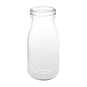 Olympia Glass Milk Bottles Retro Cocktail And Juice Glassware 200ml Pack Of 12