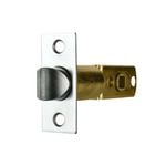 Ikonic Brushed Nickel Rectangular Adjustable Door Latch