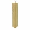 Adoored 53 x 53 x 360mm Raw Wood Square Furniture Leg