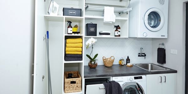 DIY - Header - Laundry storage ideas with flatpax utility
