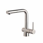 Abey Australia Stainless Steel Laios Tap Mixer With Pull Out WELS 5 Star 6L/min