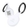Pawview Anti-loss Nfc & Qr Code Pet Id Tag, Smart Silent Silicone Pet Tag For Dog And Cat - White