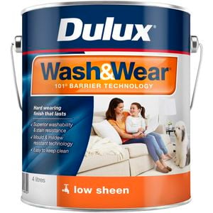 Dulux Wash&Wear 4L Orange Low Sheen Interior Paint