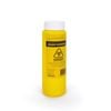 FastAid Plastic Sharps Container, 250ml, Yellow