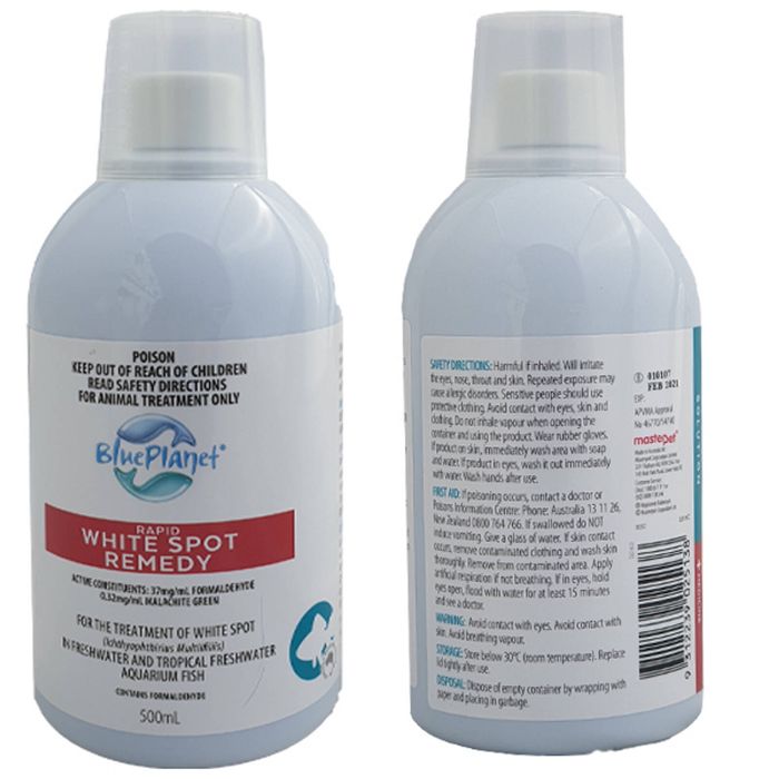 Blue Planet White Spot Remedy 500ml - Medication | Fresh Water | Bacterial Infections ,fungal Infections
