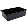 Vogue Gastronorm Container Black Polycarbonate Gn 1/1 150mm Food Storage Pan Commercial Catering