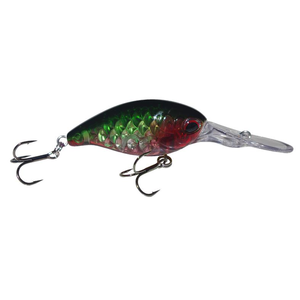 Profishent Rucus 41mm Micro Crankbait Hard Body Fishing Lure Olive Silver Red