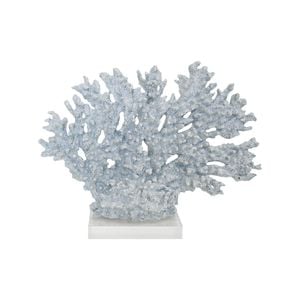 Decorative Polyresin/Acrylic 26cm Branches Surf Coral Home Decor - Blue