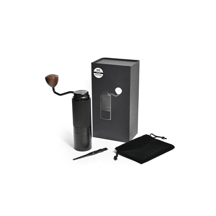 Coffee Culture Professional Burr Coffee Grinder Aluminum & Wooden Handle 38mm