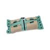 Sweet Goodbye COCOON - Soft Pet Casket - Burial & Cremation Ceremony Kit (Premium Wool) | Aqua, Large