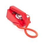 GPO Trim Phone Push Button - Red