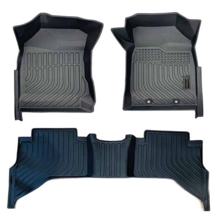 Vehiclab Isuzu D-MAX - 2012 - 2020 - RT - 3D/5D All Weather Moulded Car Floor Mats