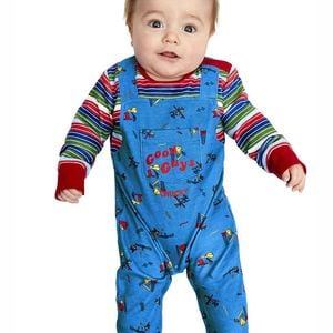 Chucky Baby Onesie Halloween Costume - Small