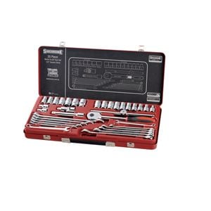 Sidchrome 1/2" Metric / AF Drive Socket Set and Spanner - 35 Piece