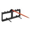 VEVOR Hay Spear Black Skid Steer Loader Tractor Attachment with 2pcs for Working