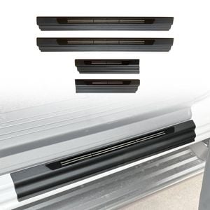 AUSGO Door Sill Protector for Mitsubishi Triton MQ MR Series Dual Cab 2015-2024 ABS Scuff Plate Cover
