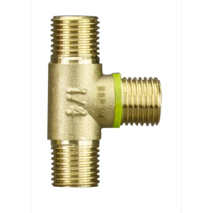 Powerfit Air Tool Accessory 1/4" BSP Male T Connector Brass