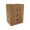 Lugna 1024 x 750 x 380mm Cove 4 Drawer Storage Cabinet