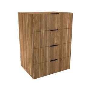 Lugna 1024 x 750 x 380 Cove 4 Drawer Storage Cabinet