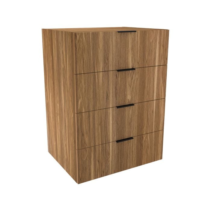 Lugna 1024 x 750 x 380mm Cove 4 Drawer Storage Cabinet
