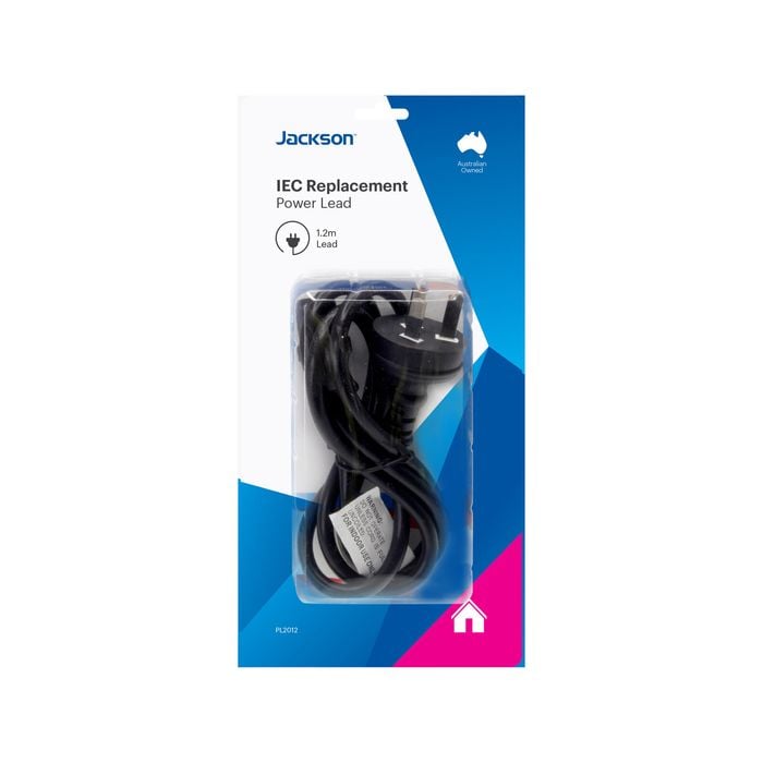 Jackson 1.2m Replacement IEC Lead