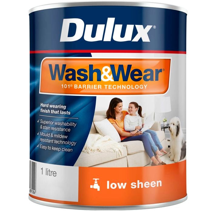 Dulux Wash&Wear Bold Yellow Low Sheen Interior Paint - 1L