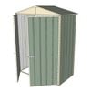 Build-a-Shed 1.5 x 0.8 x 2.3m Double Hinged Door Gable Shed - Green