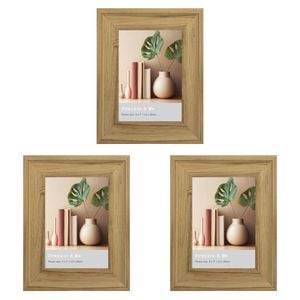 3PK Frankie & Me Standing 5x7'' Picture Frame Photo Holder Home Decor Medoak