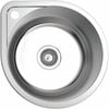 Mondella - Resonance Sink Bowl Round with Overflow Kit & Pre Cut Hole for Mixer Tap