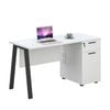 Modern Furniture ASPEN Single Workstation 160cm - White & Black