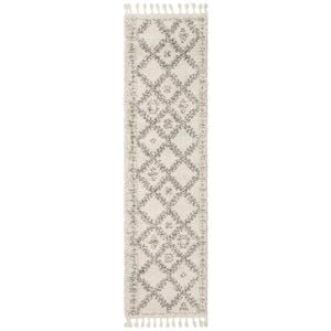 The Rug Connection Rare 33 Beige 400x80cm - Large Runner Shag Indoor Rug