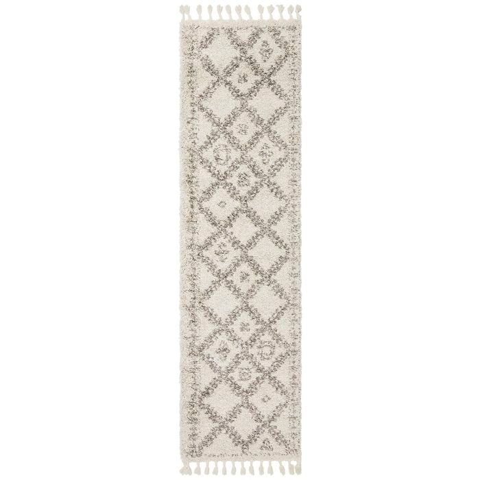 The Rug Connection Rare 33 Beige 400x80cm - Large Runner Shag Indoor Rug