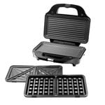 Healthy Choice Sandwich Press W/ 3 Interchangeable Plates