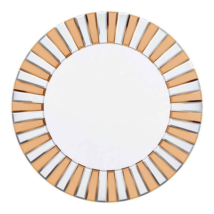 P&P Silver 80cm Crystal Crush Diamond Mirror For Living Room