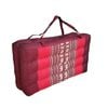 Handmade 2-fold Meditation Cushion - Thai Kapok Yoga Mat With Portable Handle