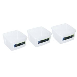 3x Lemon & Lime Keep Fresh 4L/21cm Food Storage Container w/Lid