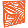 ProtectorAl 300-1200w x 300-1200h Orange/Gloss White Jungle Unframed Composite Deco Panel