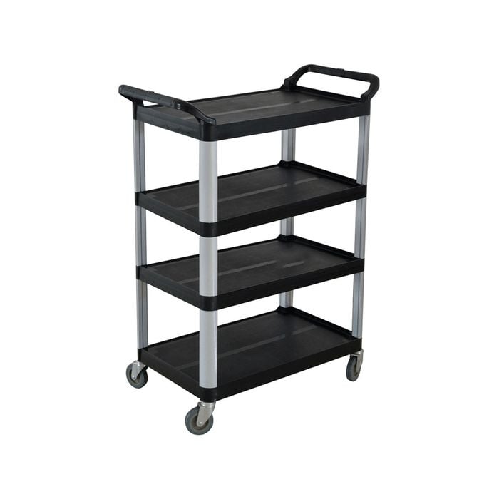 SOGA 4 950x500x1270mm Tier Food Trolley -Black