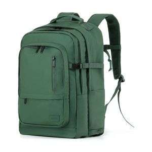 Tosca Zion Backpack Durable Travel Carry Bag Compartments Zippers Khaki